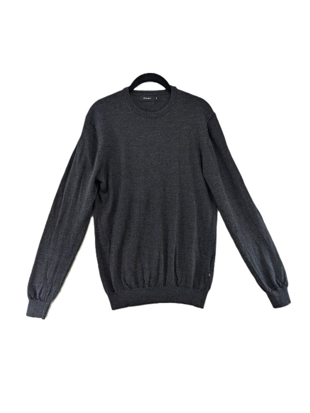 Matinique Pullover Sweater Mens Sz Medium Gray Wool Crew Neck Margrate Denmark